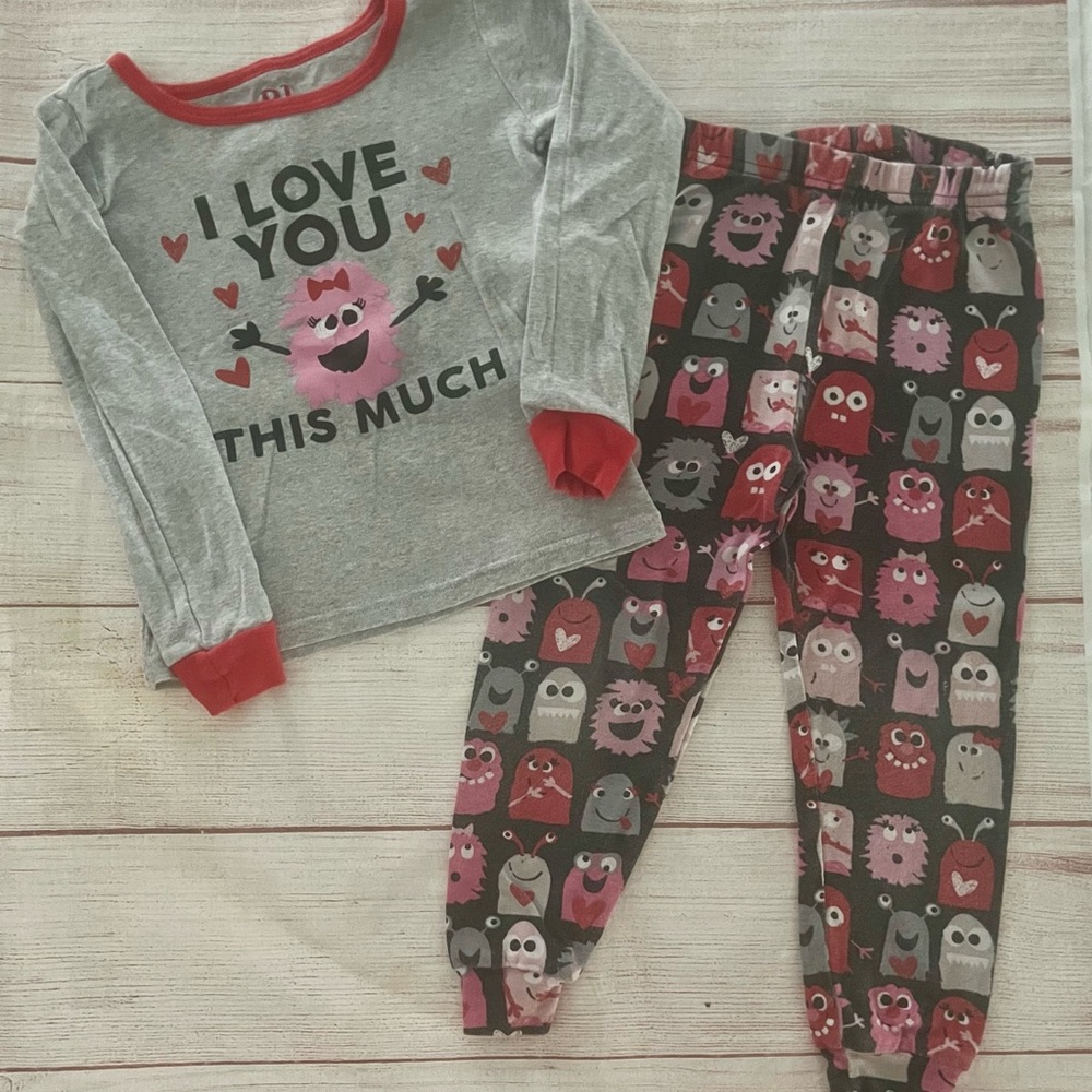 PJ place 3T Crazy Monster PJ Set